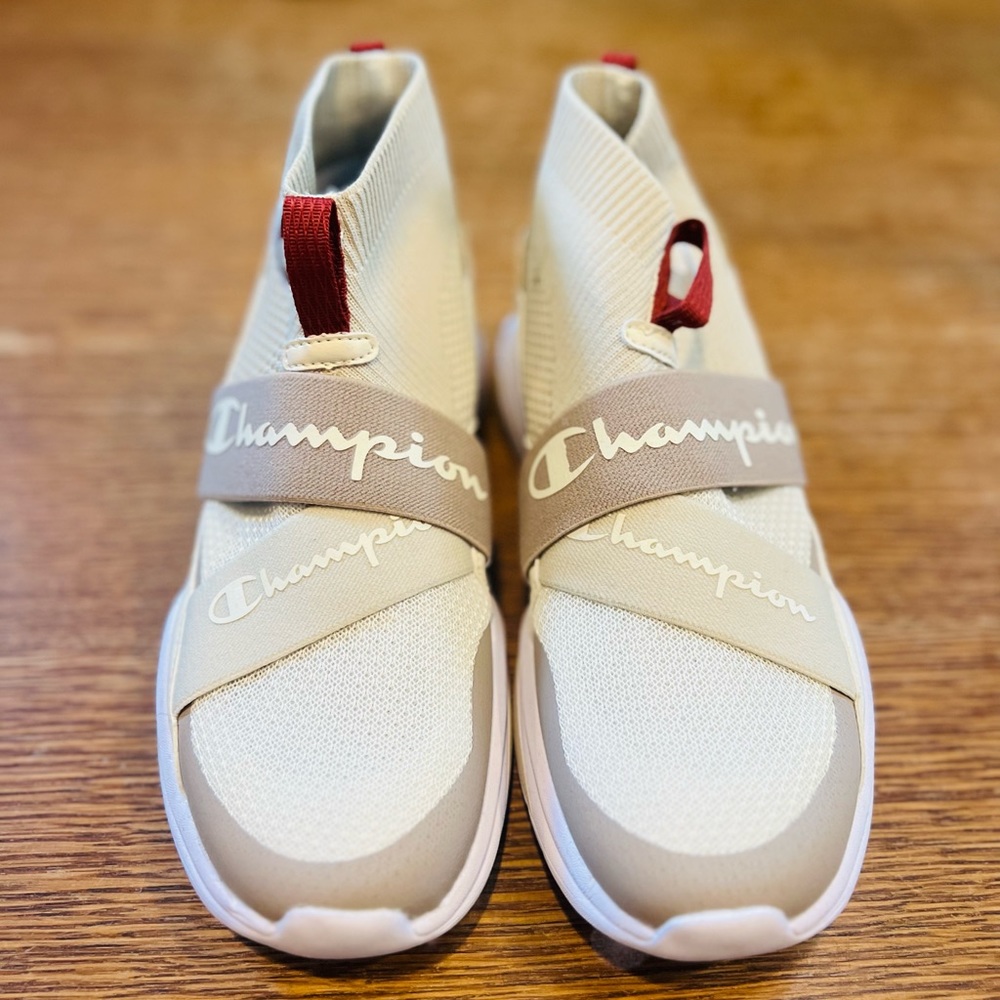 champion slide on shoes , brand new !!